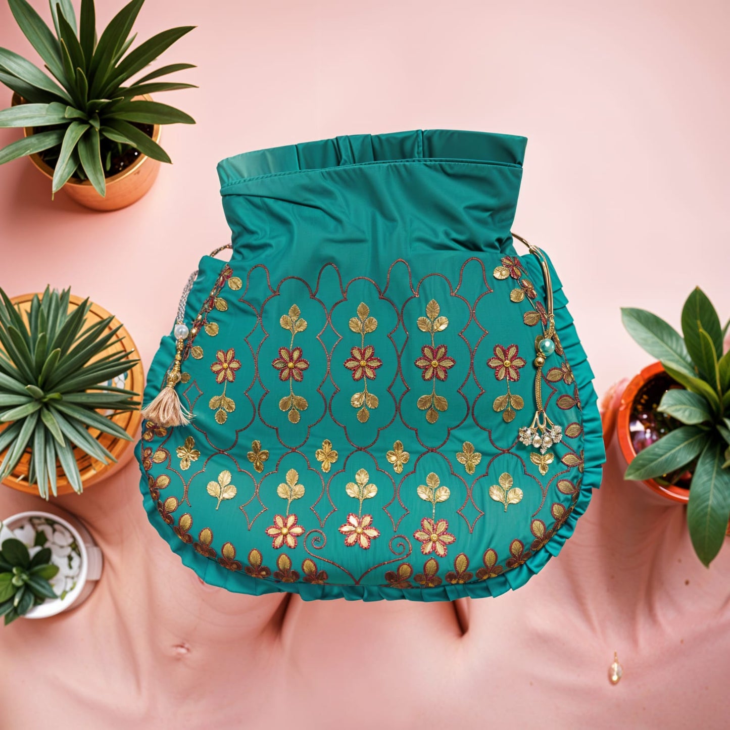 Heritage Jharokha Potli Bag