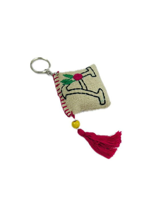 Embroidery key chain