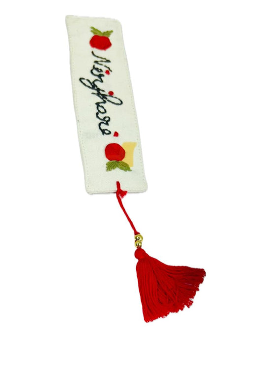 Embroidery book mark