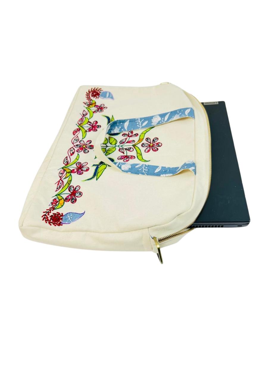 Hand Embroidery Laptop Bag