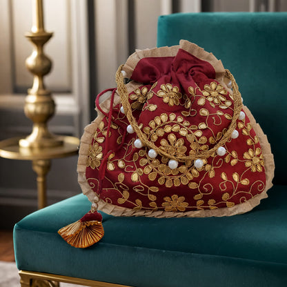 Gottapatti Jaal Chakri Potli Bag