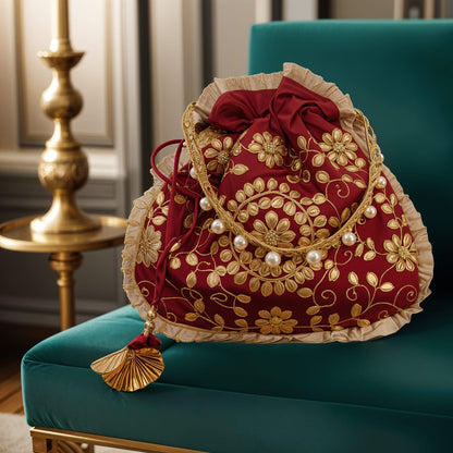 Gottapatti Jaal Chakri Potli Bag